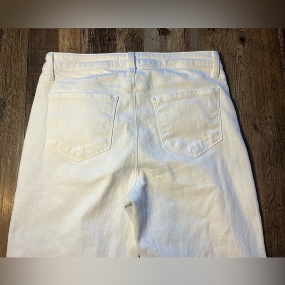 L'AGENCE Wanda Crop Wide Leg Jeans in Blanc Size 27 - Picture 6 of 7